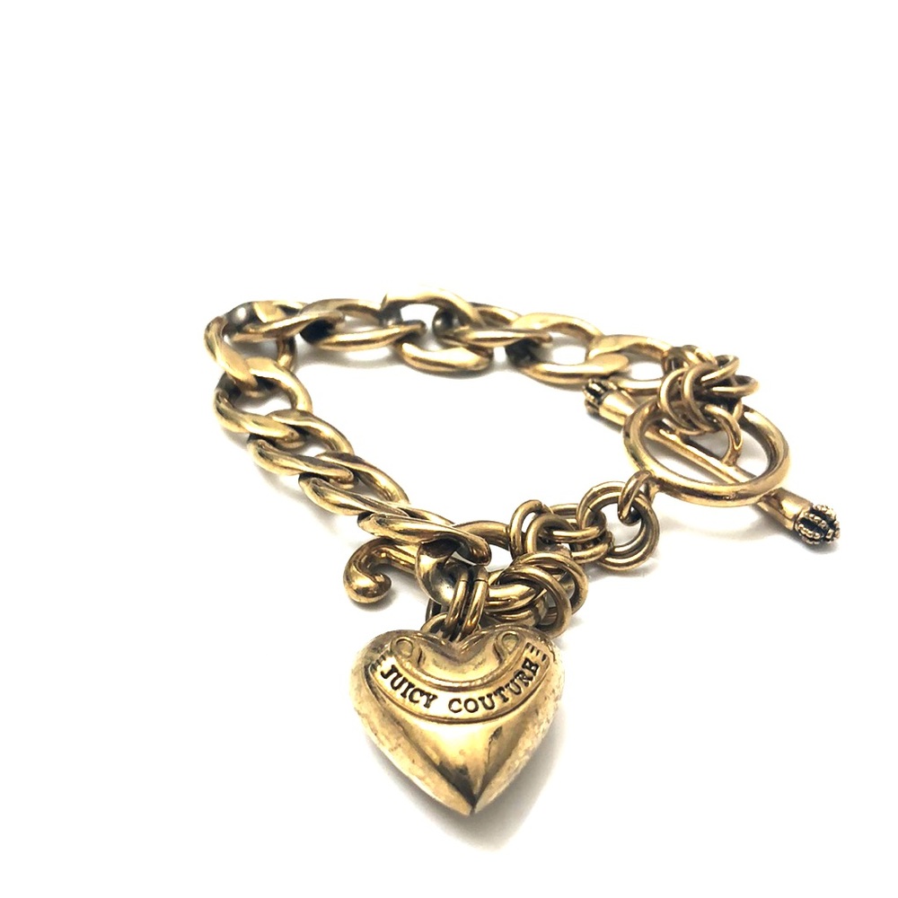 Juicy couture gold charm bracelet!